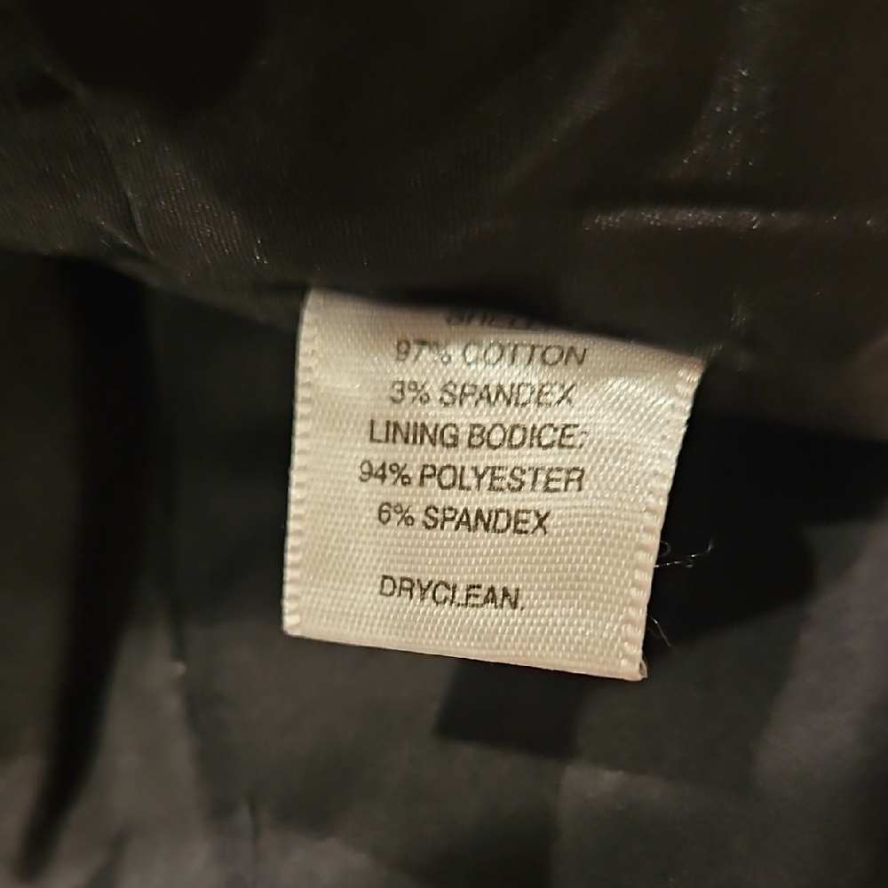 White House Black Market Black and White Abstract Dress Size 6 - Picture 9 of 9